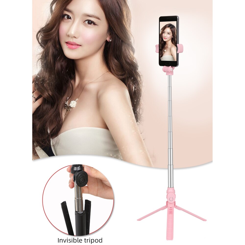 Selfiesticks intrekbaar handheld statief selfiestick bluetooth uitschuifbaar monopod selfiestick statief selfiestick statief