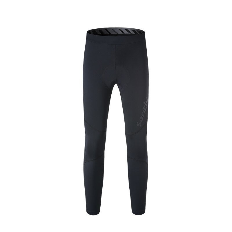 Santic-Pantalones largos para ciclismo, mallas largas acolchadas de esponja para ciclismo de montaña, para hombre, para otoño