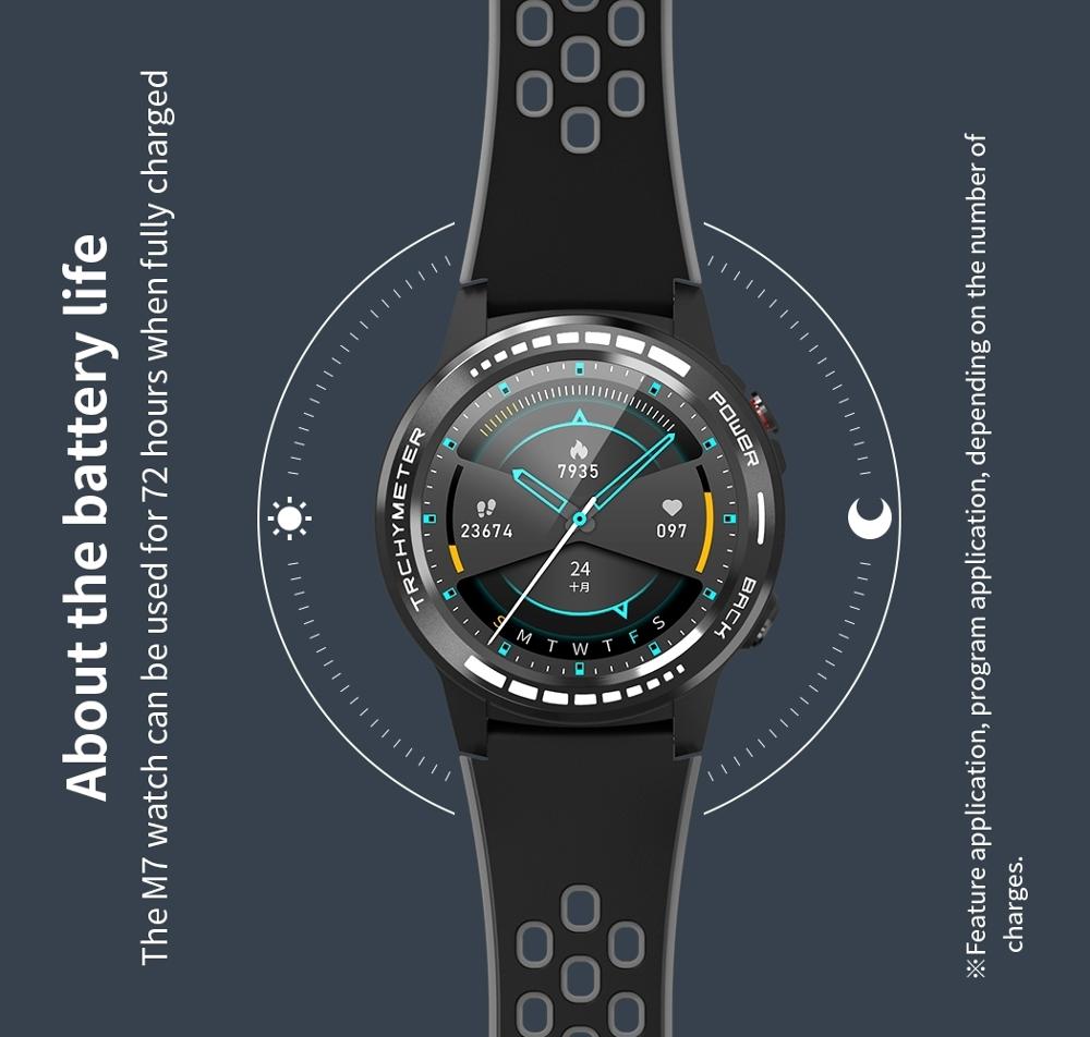 Gps Positionering Weer Altitude Kompas Waterdichte Outdoor Sport Bluetooth Call Horloge