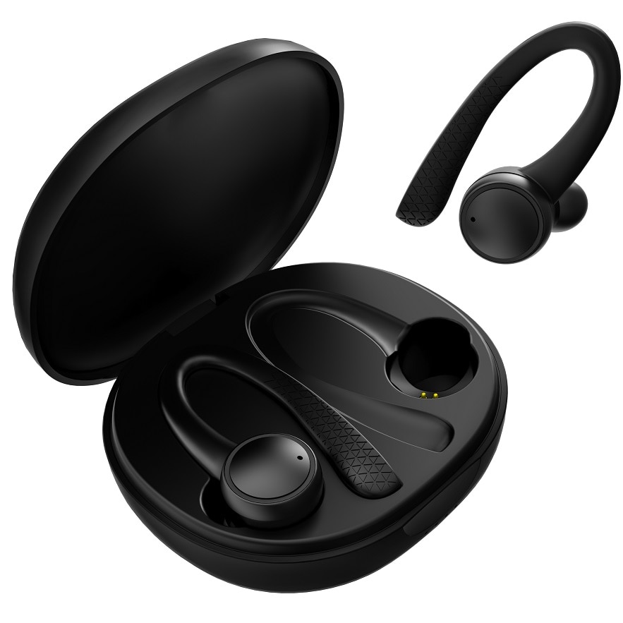 Bluetooth Headset Draadloze Sport Hoofdtelefoon Tws Bluetooth 5.0 Koptelefoon Oorhaak Running Stereo Oordopjes Met Microfoon Waterdichte