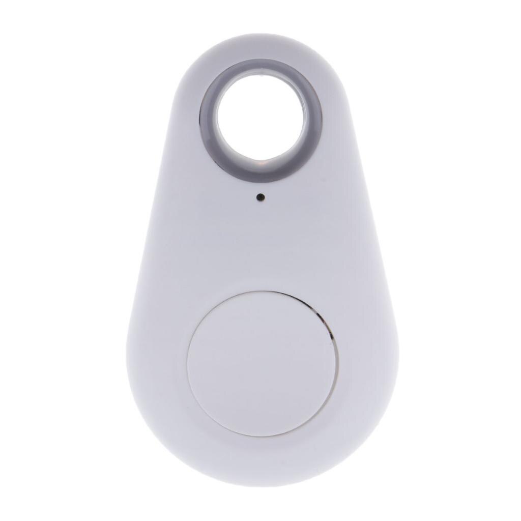 Husdjur barn larm gps locator app kontroll mini bluetooth nyckel hitta spårare: Vit