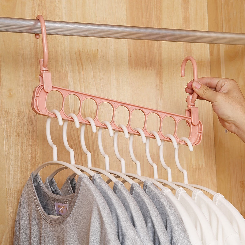 1pc Clothing hanger organizer multi-purpose hanger home magic storage artifact anti-skid drying rack