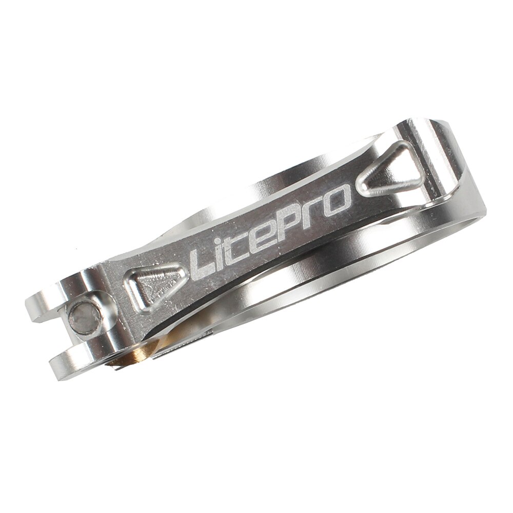 Alu cykel sadelstolp klämma 41.8mm snabbkoppling hopfällbar cykel sadel klämma 4 färger sadel rör stift klämma för 33.9mm sadelstolpe