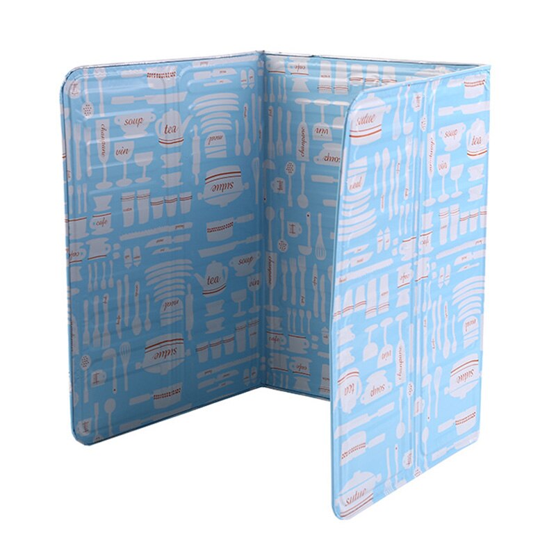 Brief Aluminum Foil Oil Block Oil Barrier Specialty Tools Stove Cook Anti-Splashing Oil Baffle Heat Insulation Kitchen Utensils: Blue
