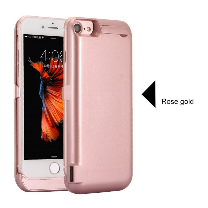 10000mah Power Bank Case dla iPhone 6 6s 7 plus case ładowarka Case dla iPhone 5 SE 5S 5SE 5C ładowanie Powerbank Case