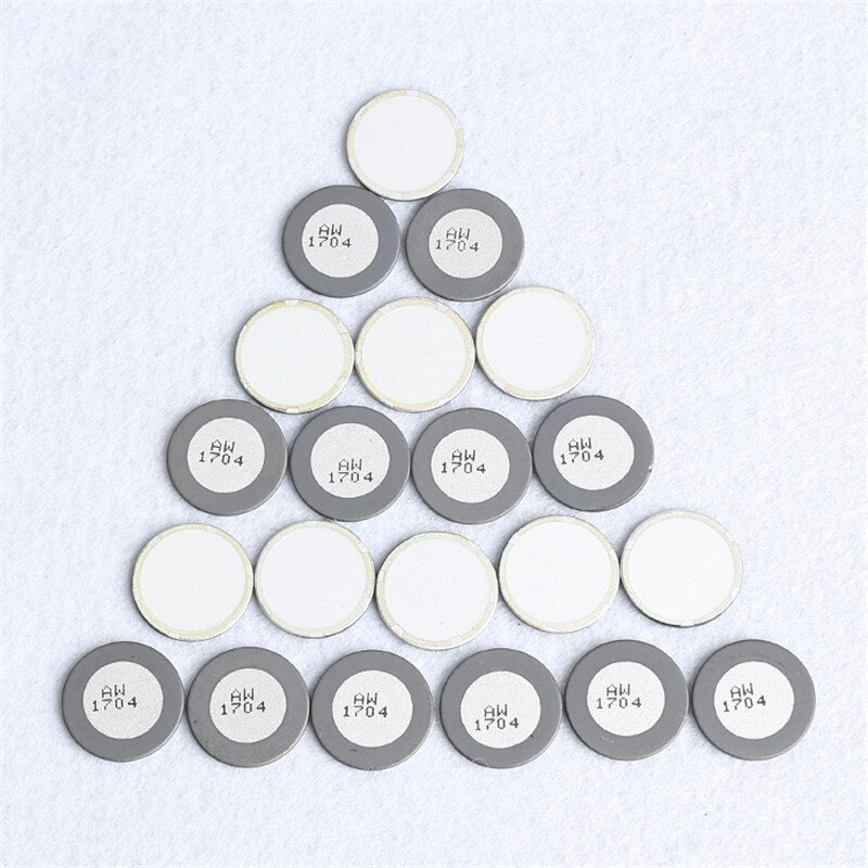 Ultrasonic Atomizer Sheets 20mm 1.7MHZ Ceramic Atomized Plate For Ultrasonic Sprayer Humidifier Parts 40 PCS
