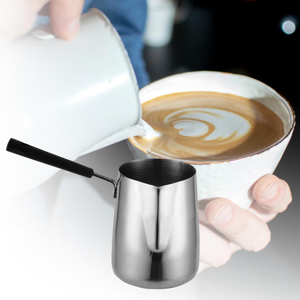 Melting Pot Heat Ressistant Easy to Clean Mini Milk Frothing Pitcher for Coffee Making