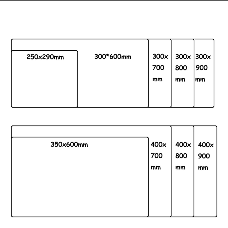 Contour Map Large Mousepads Black White Lines Art Gaming Accessories Desk Mat Carpet 40*80cm XXL Gamer Keyboard Mouse Pad for PC