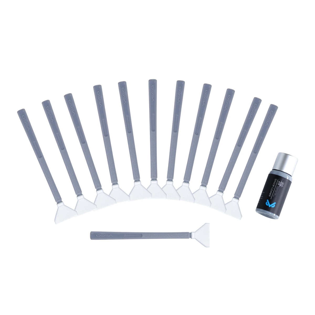 Kit de nettoyage de capteur de Format moyen VSGO écouvillon de nettoyage: 34mm * 12 pièces 10ml nettoyeur de capteur * 1 pièces pour capteur CCD CMOS VS-S04-E