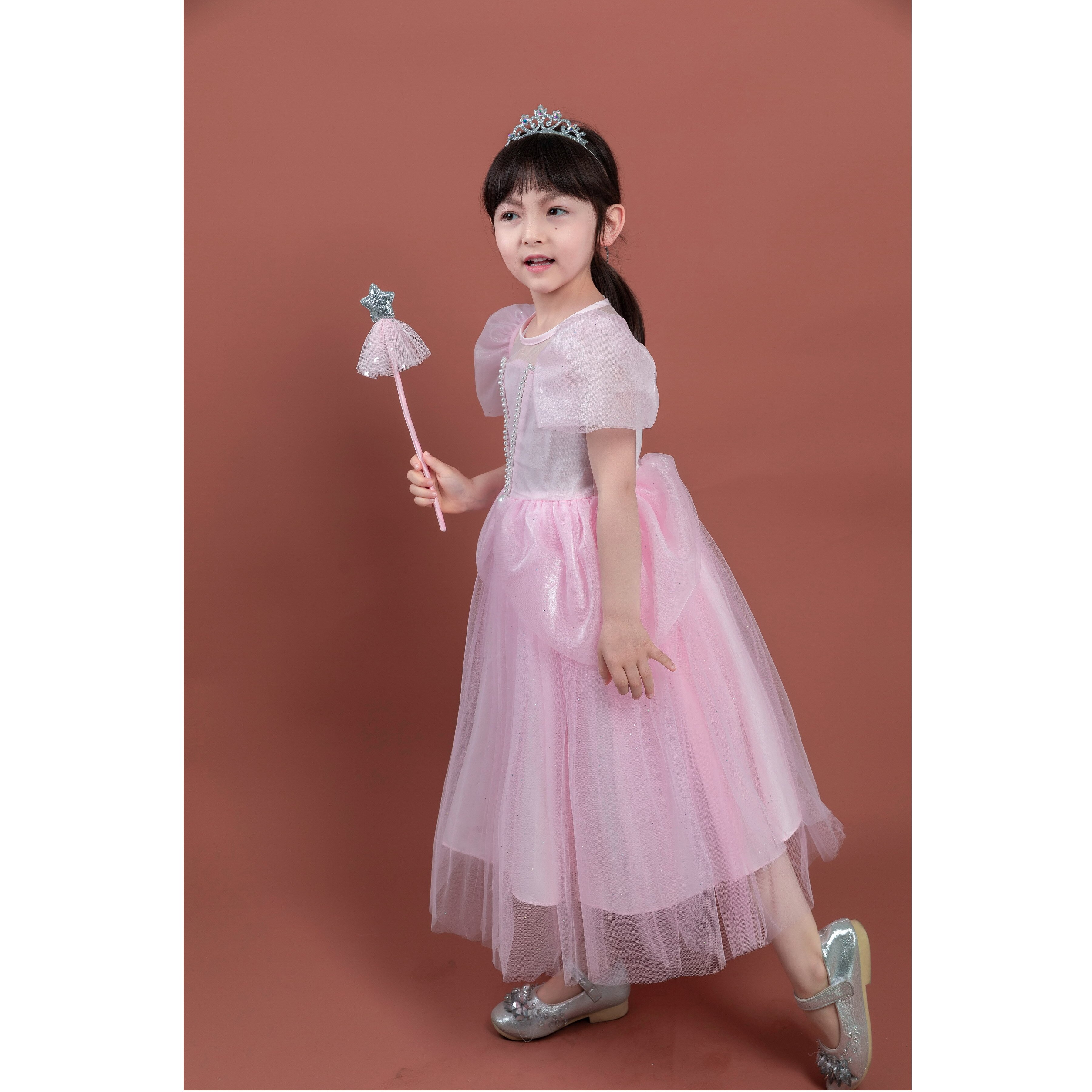 Party Dress Costume Pink Fairy Princess