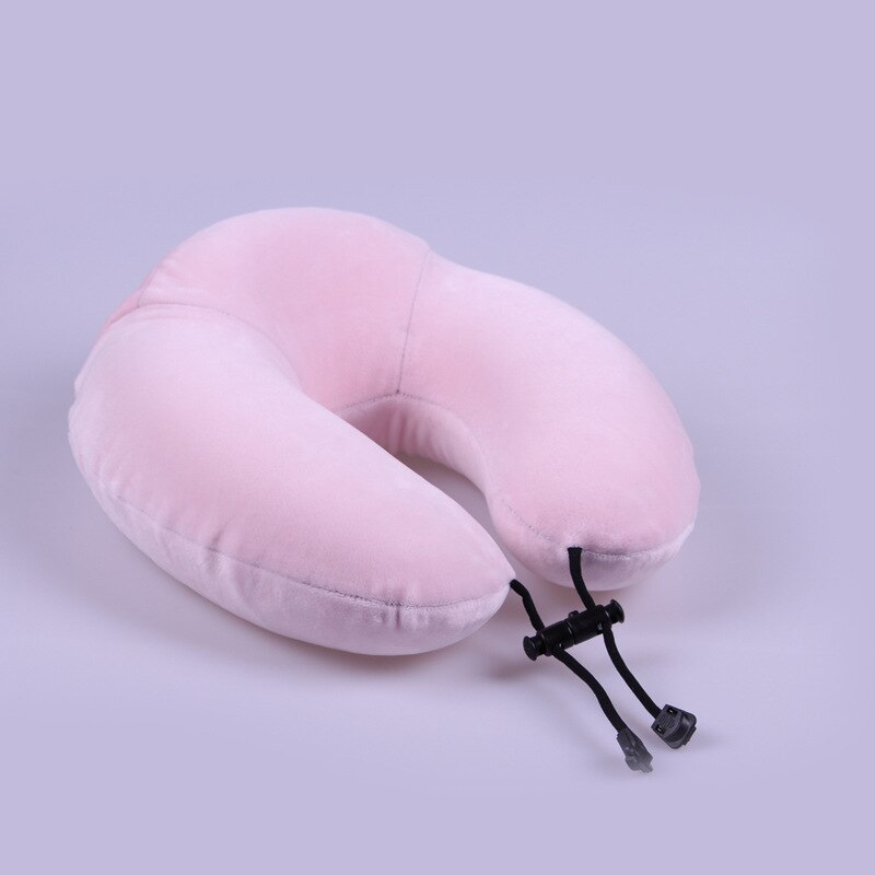 Naturlig latex pude u-formet tyk gummi bil pude u-formet rejse fly sundhed pude fly: 3