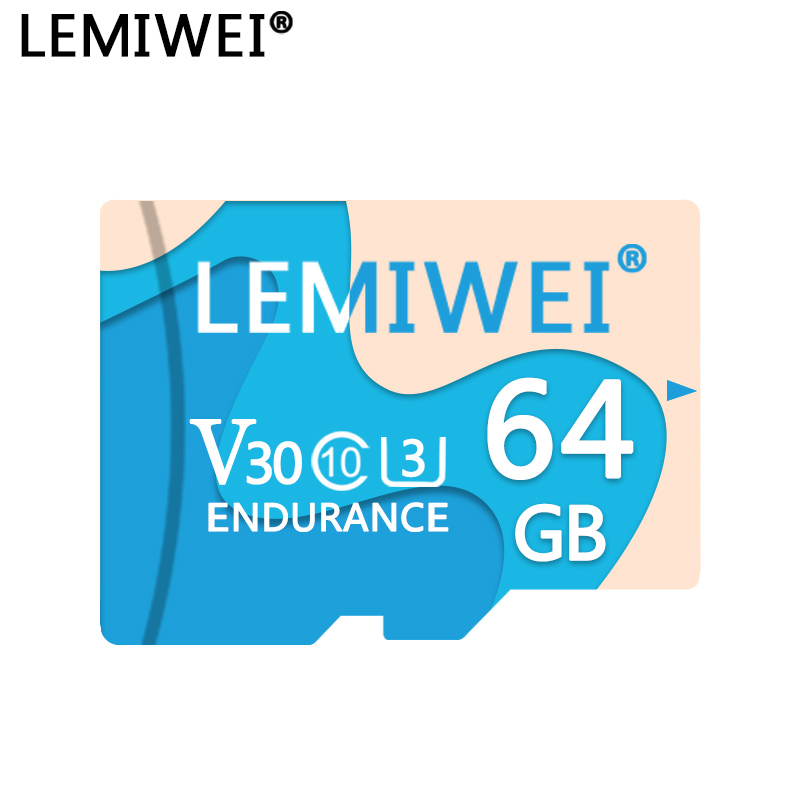 LEMIWEI Memory Card 128GB Milk blue TF Flash Card 64GB 32GB 16GB High Speed Class 10 UHS-III Memory Card For Driving Recorder