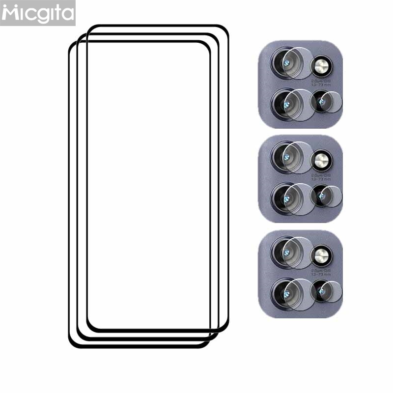 Tempered Glass For Moto S50 Screen Protector 6.36" Anti-Scratch For Moto S50 Soft Fiber Camera film: LUCENT