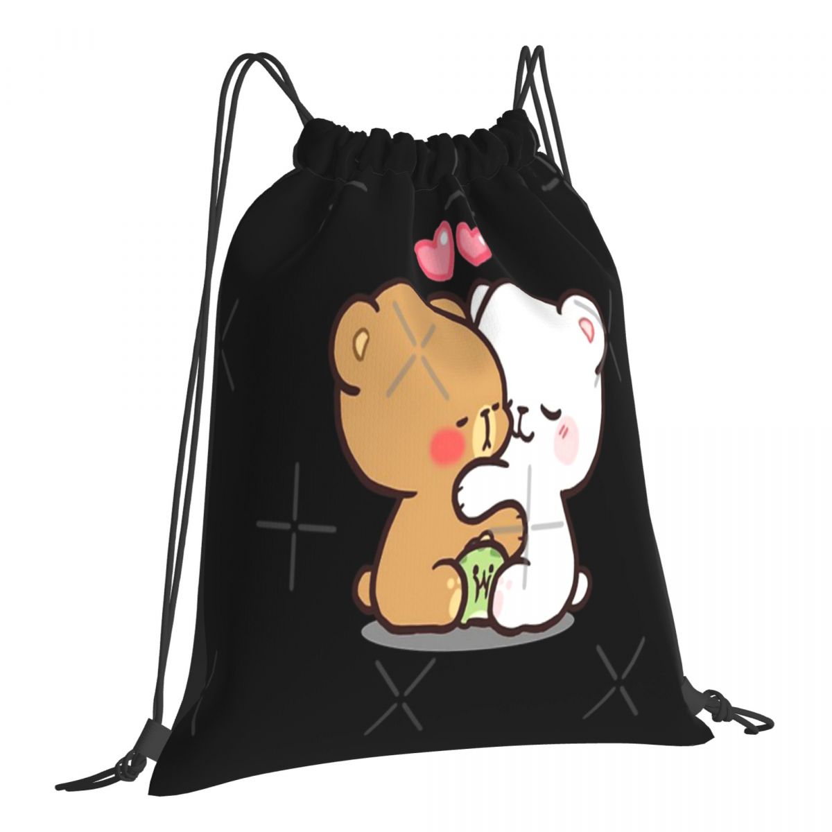 Milch Und Mokka Bären Klassische Rucksäcke Kordelzug Taschen Sport Taschen Rucksack Mann Rucksack Kleinen Rucksack