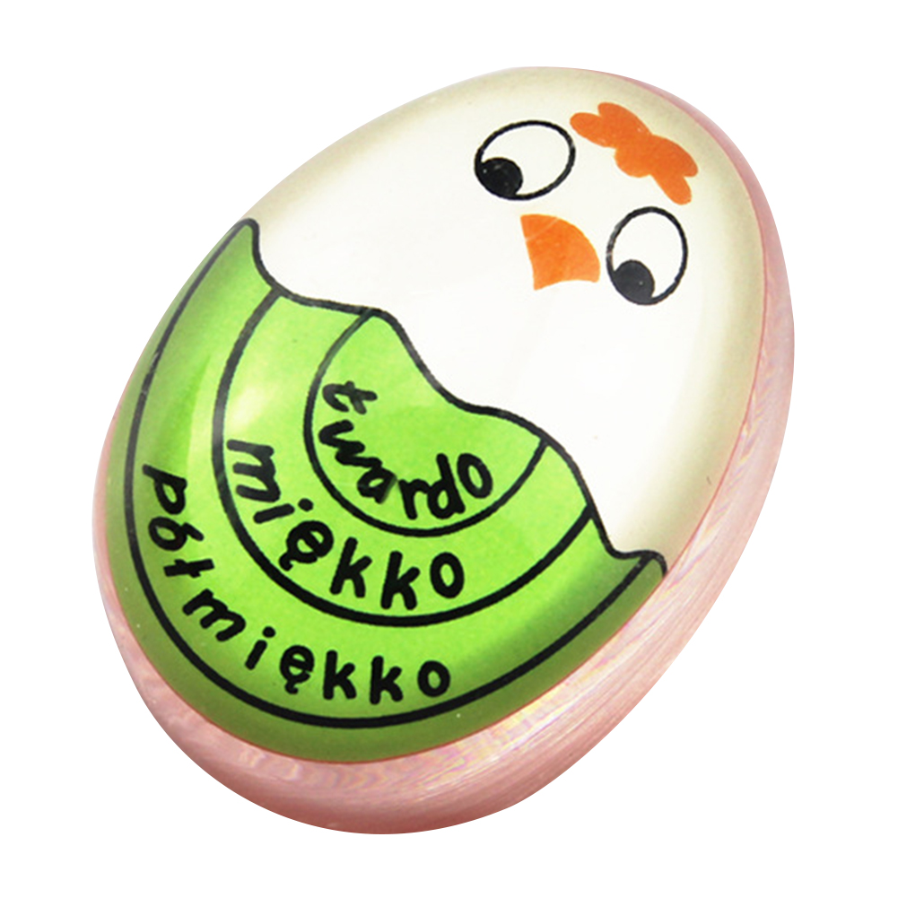 Color Changing Plastic Boiled Egg Alarm Cute Boiled Egg Timer Boiled Egg Alarm Timer Egg Cooking Tools Kitchen Gadgets: green