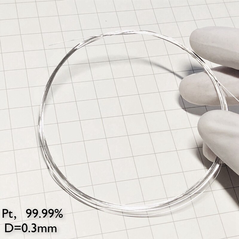 ! Platinum Wire Pure Metal Platinum Wire 0.3Mm 99.99% Pure, Used For Scientific Research Experiments