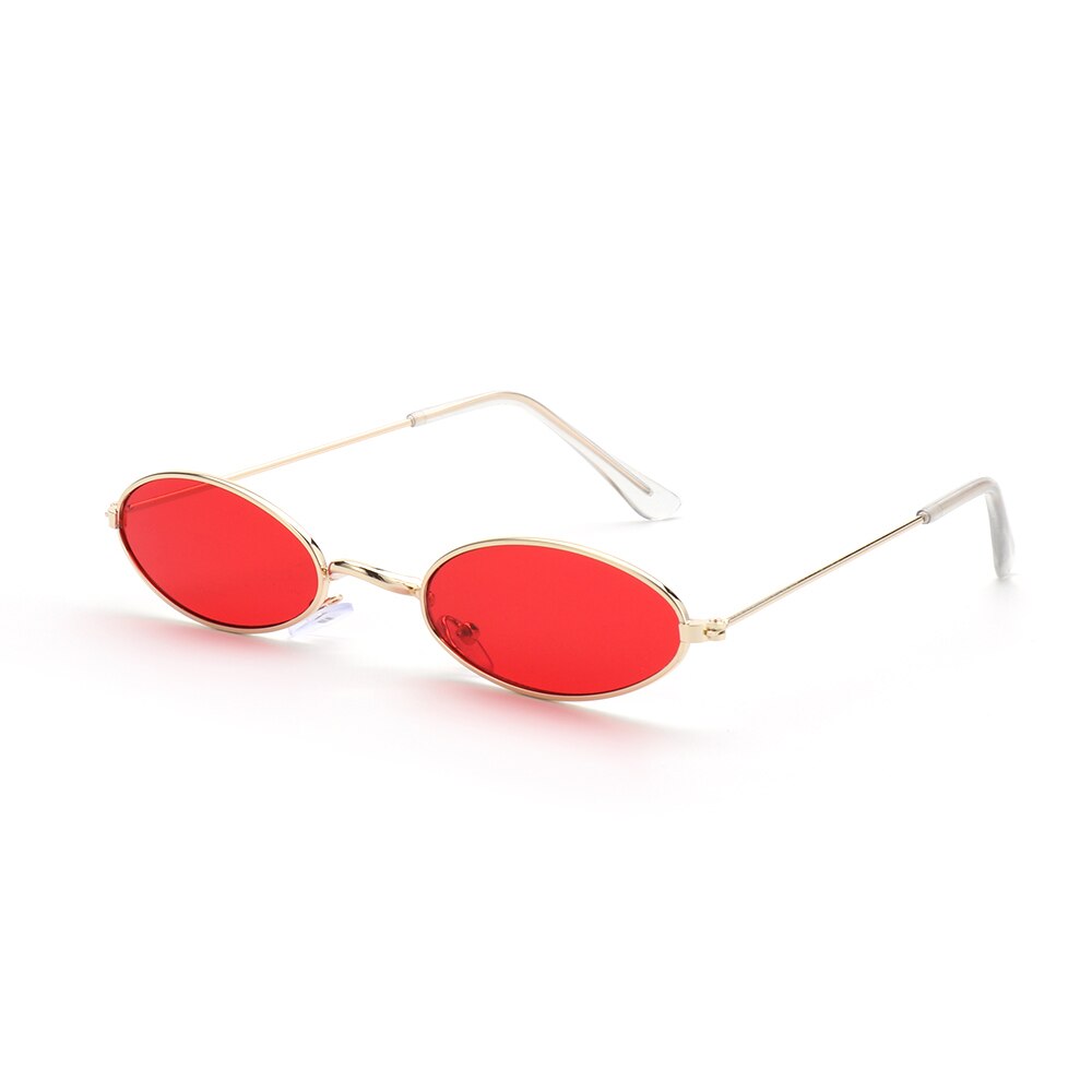 Lunettes de soleil de cyclisme Vintage pour moto, pour hommes et femmes, petite monture ovale, rétro, à la , Cool: style4