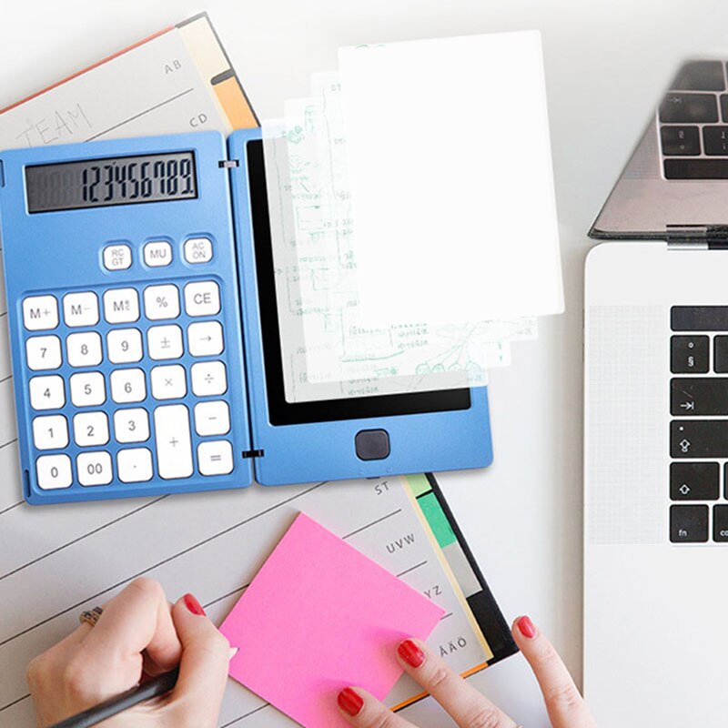 AU42 -Calculator Drawing Tablet Lcd Writing Tablet Electronics Graphic Board Drawing Pad Ultra Thin Portable Hand Writing