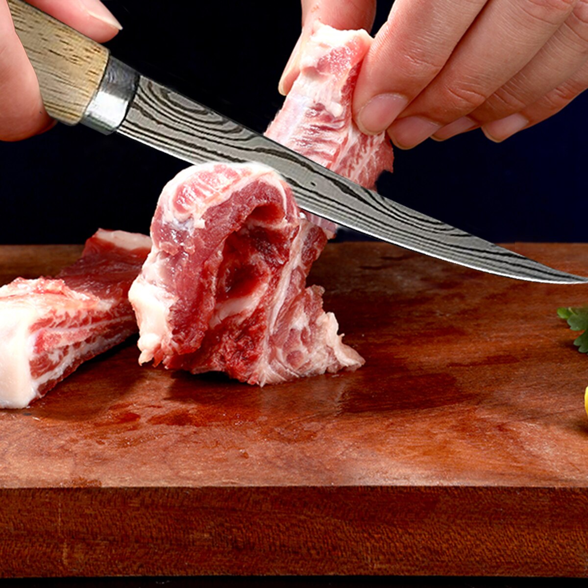 Kitchen Filleting Knife Fish Boning Knife Stainless Steel Knife Sushi Bone Meat Cleaver Fish Fruit Vegetable Cooking Chef Knife
