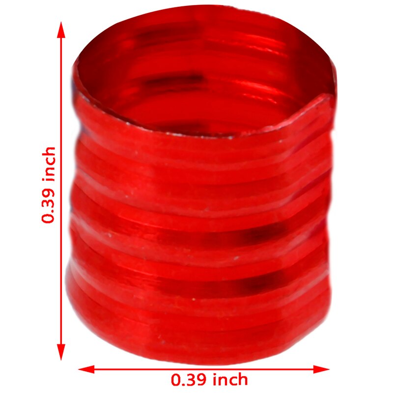 100Pcs/pack Dreadlocks Beads Rings Adjustable Hair Beads Hair Extensions Cuff Clip Links Rings Tubes Styling Tool