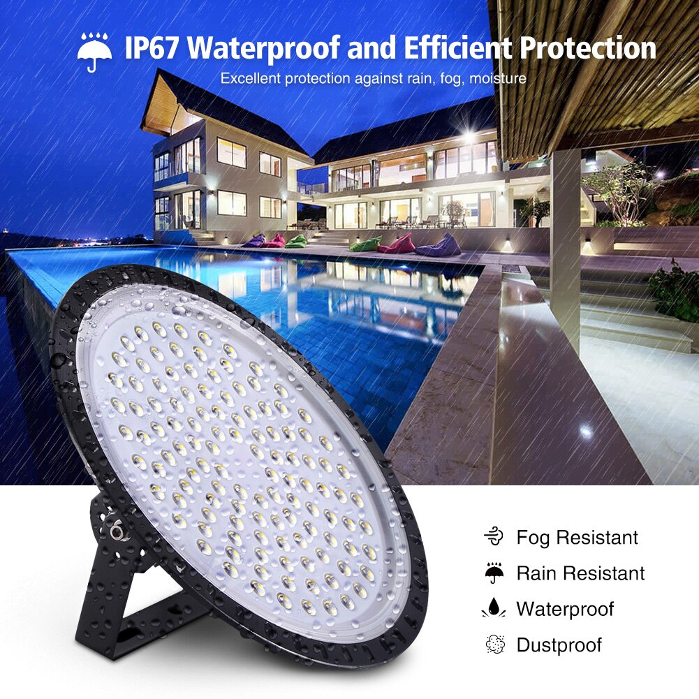 Ufo Led Verlichting Hoogbouw 50W 220V Waterdichte IP65 Commerciële Industriële Verlichting Voor Magazijn Garage Workshop Led Hoge bay Lamp