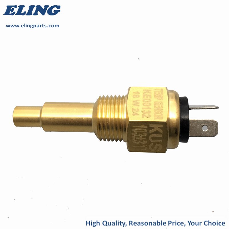 KUS 52mm Car Boat Digital Water Temp Meter for Car Turbo Boost Water Temperature Gauge Indicator 25-120 Celsius 12V 24V: 3 8-18NPT