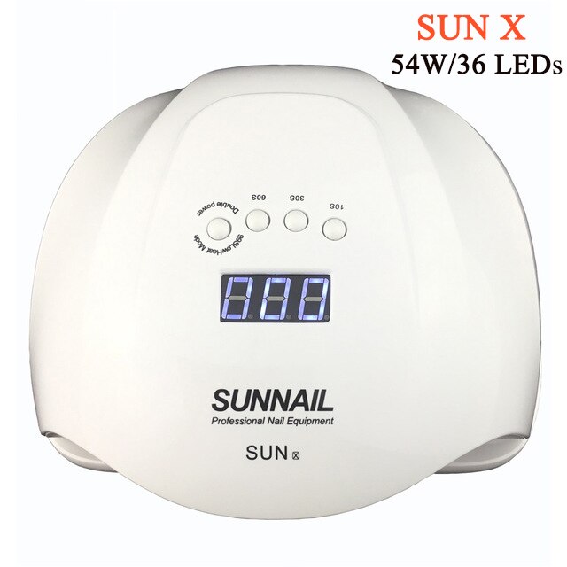 SUNNAIL-lampe professionnelle pour sécher Gel et manucure à la lumière solaire UV, équipement de traitement des ongles et des ongles, outil pour Nail Art, 80W: SUN X / L'UA