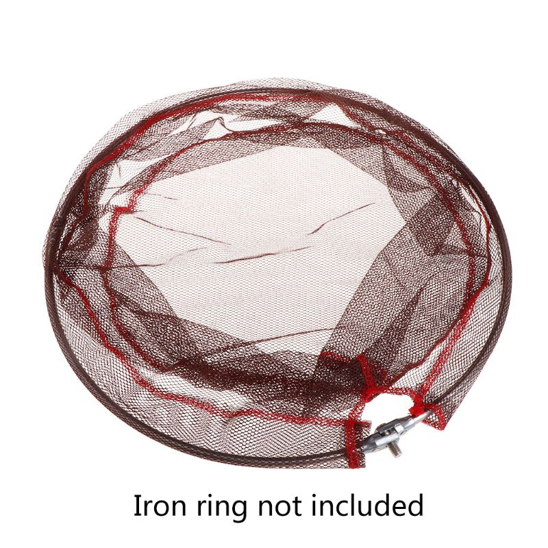 Fishing Net Mesh Bag Silicone Landing Net High Density Tackle Accessories 35/40cm Portable R3ME