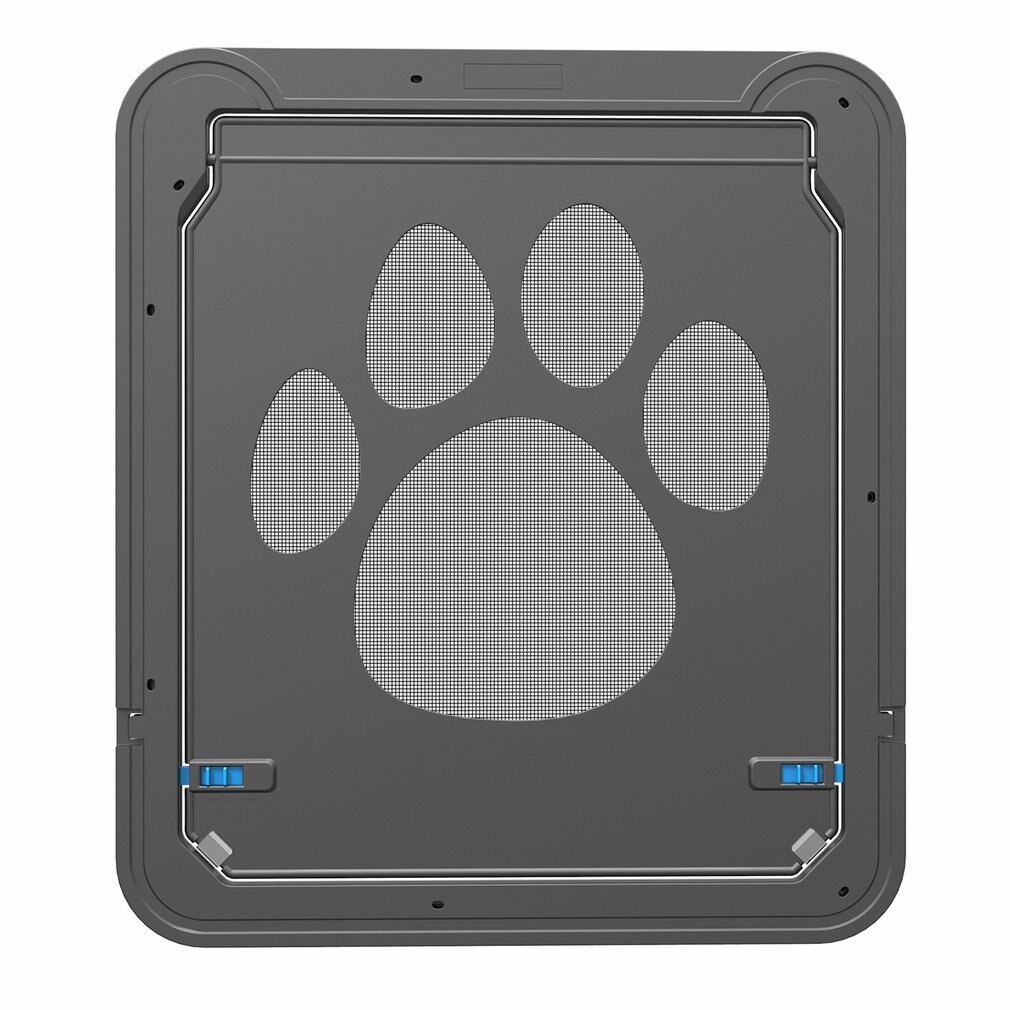 Pet Door Security Lockable Magnetic Screen Outdoor Dog Cat Window Door Stylish Beautiful Garden Easy To Install