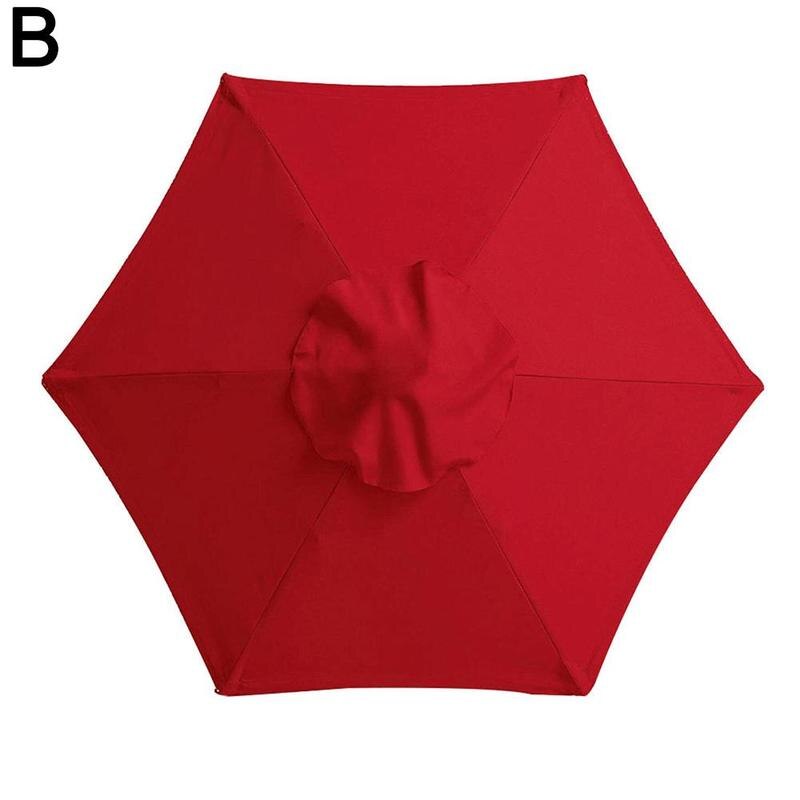 Outdoor Parasol Replacement Cloth Outdoor Umbrella Diy Tent Cover Sunshade Anti-uv Sew Sunshade Canopy 2m Material H4k0: Red
