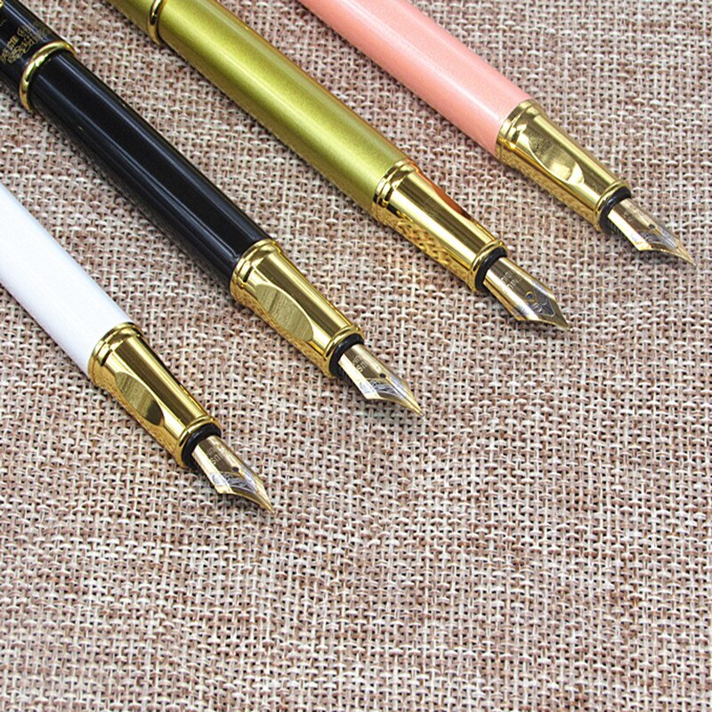Lyx diamant hatt färg skolan student kontor 0.38mm nib fontäner