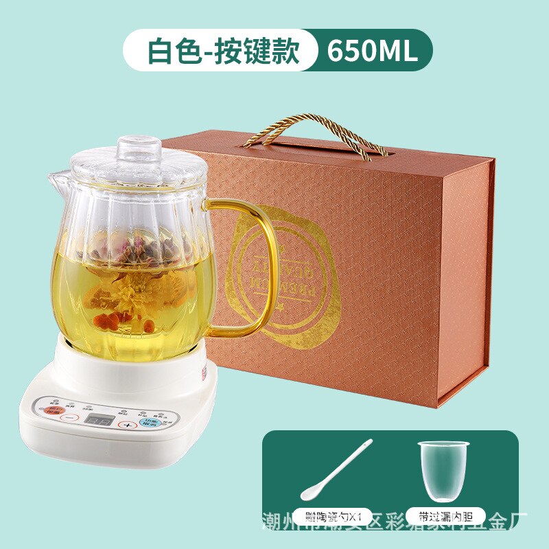 Tragbare Elektrische Wasserkocher Griff Ultraleicht Thermo Töpfe Glas nordisch Tee Topf Clever Moderne Hervidor Portatil Mini Wasserkocher OB50SH