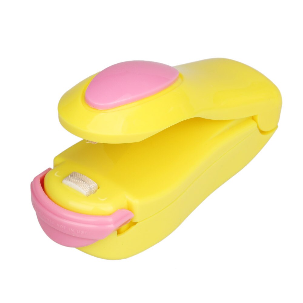 Portable Sealing Tool Heat Mini Tools Food Clip Heat Sealing Machine Sealer Home Snack Bag Sealer Kitchen Utensils Gadget Item: Yellow