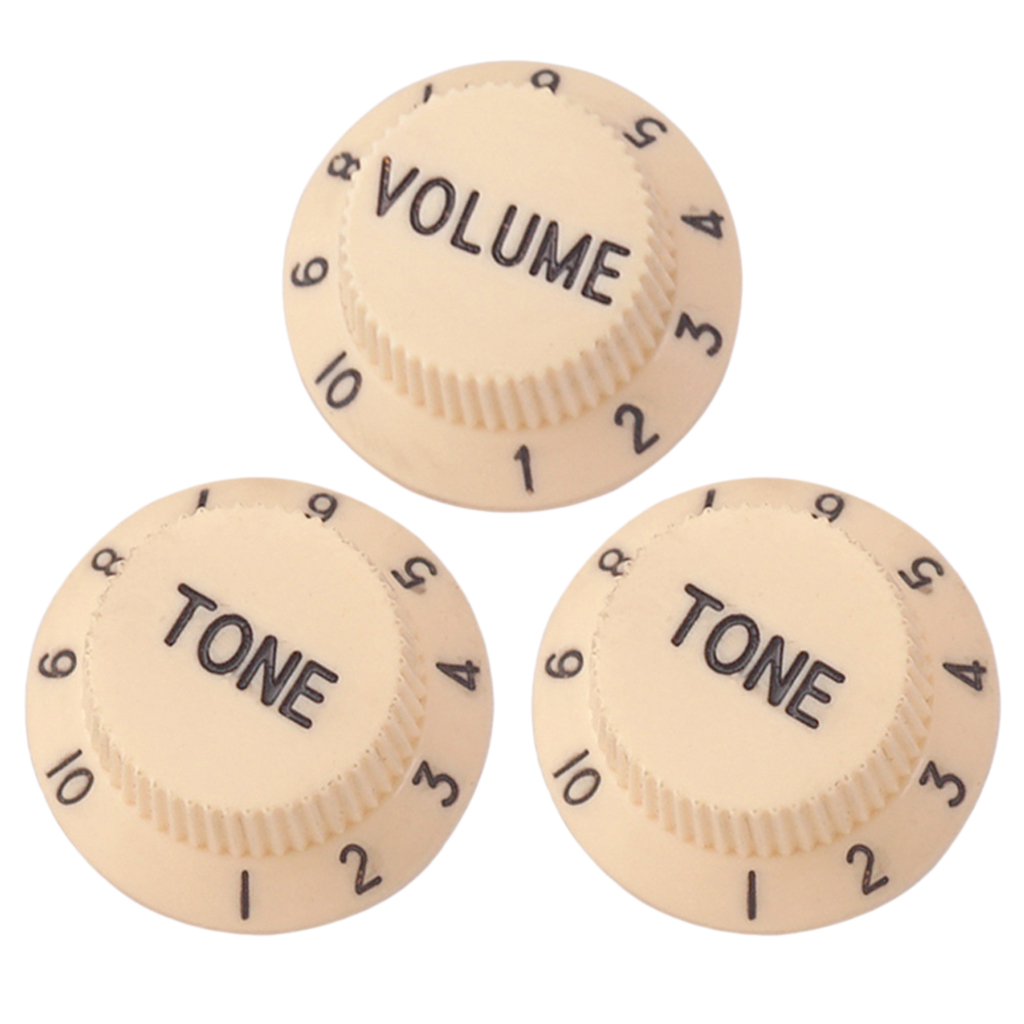 Guitar Speed Control Knobs 1 Volume 2 Tone for Stratocaster ST SQ Electric Guitars Parts Accessories