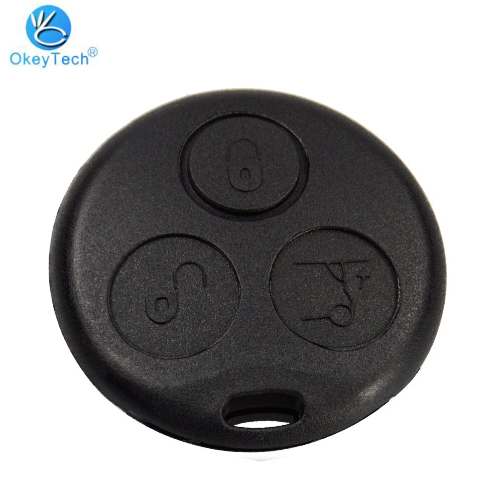 OkeyTech klucz Diy muszla dla Mercedes Benz MB sprytny Fortwo 450 Forfour Roadste 3 przycisk klucz pokrywa zamiennik pilota Obudowa bez grota