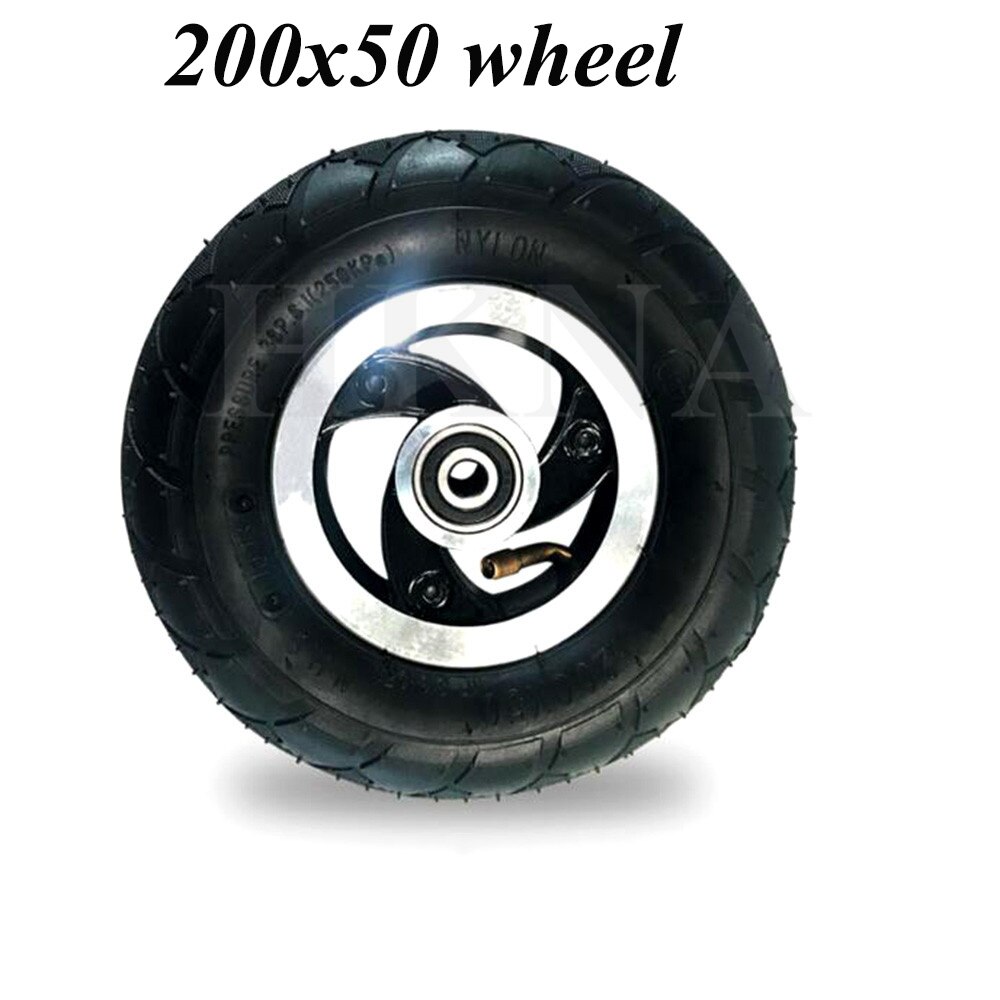200 x 50 forhjul til elektrisk scooter barbermaskine  e100 e150 e200 espark skøre vogn scootere 8 x 2 hjul dele