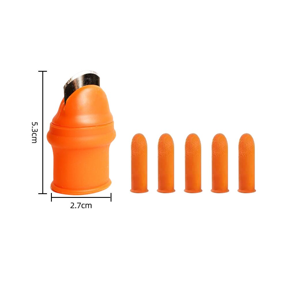 Pruning horticulture Thumb Knife Finger Vegetable Fruit Pepper Harvesting Picker Plant Blade Scissors Garden Farm Picker Tool