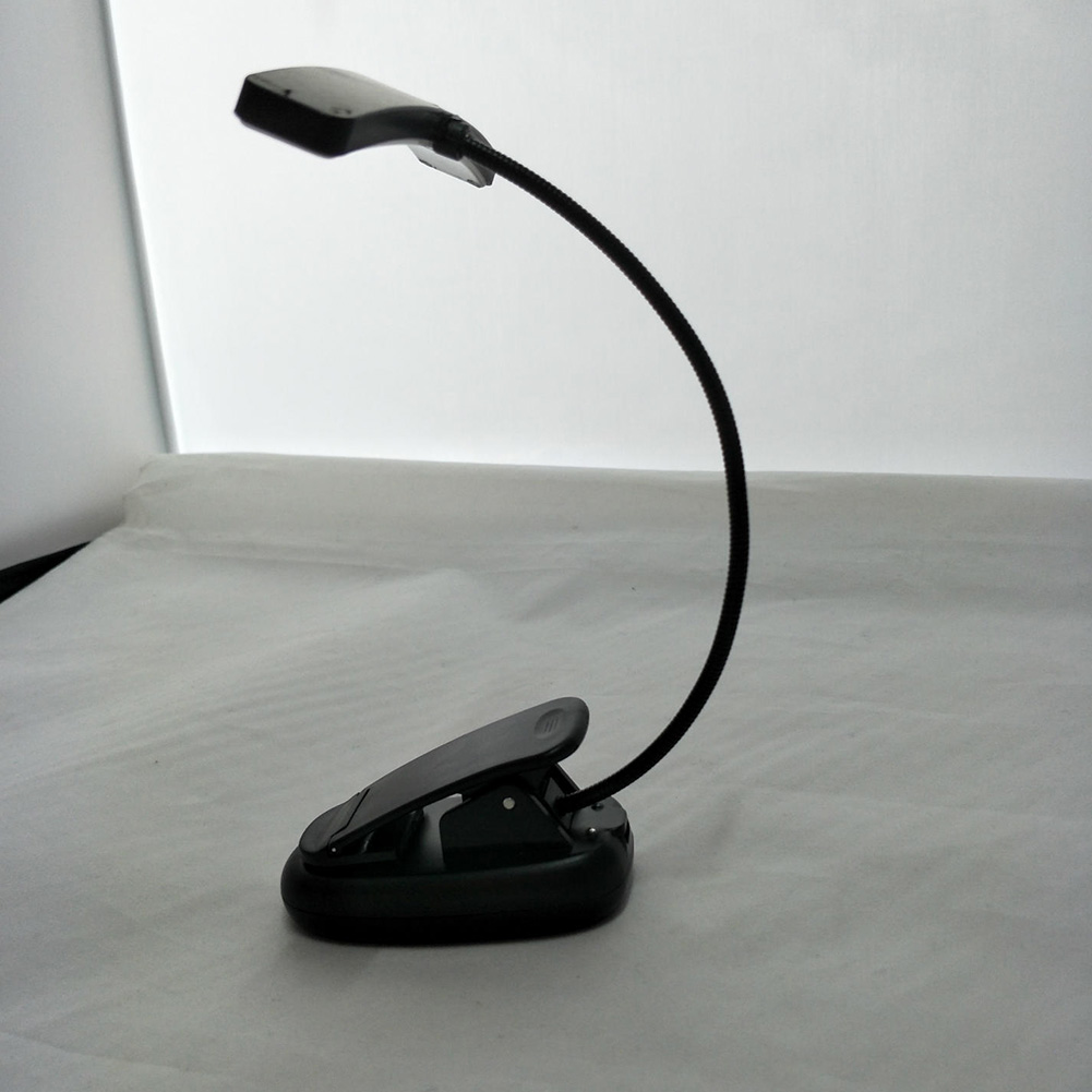 Partition de musique Rechargeable support de lecture livre lumière Clip-on Portable lampe feuille réglable bureau Flexible Eye-Friendly tablette