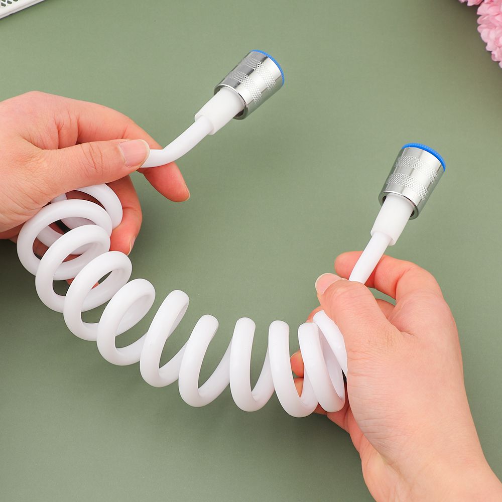 Accessories Flexible Telephone Line Style Toilet Bidet Spring Shower Hose Bath Sprayer Connect Pipe Water Plumbing