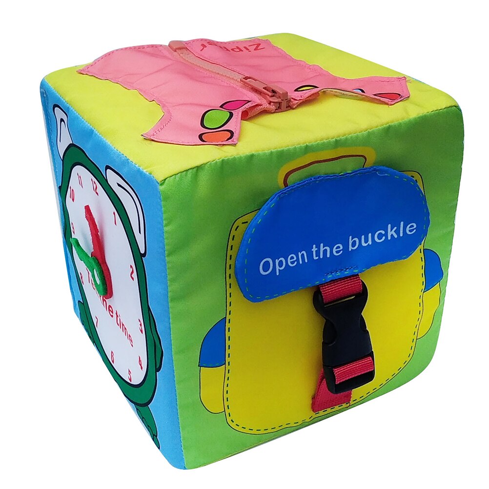 Baby Educational Learn To Dress Cube Puzzle Teachi... – Vicedeal