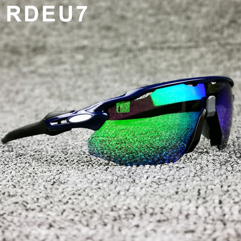 Gafas de ciclismo polarizadas para hombre, gafas de ciclismo, gafas de ciclismo, de montaña, gafas de sol para ciclismo, 4 lentes