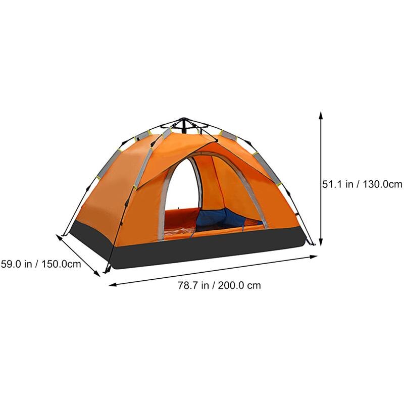 1 Set Tent Wandelen Waterdicht Winddicht Vouwen Camping Tent 2 Persoon Tent Voor Outdoor