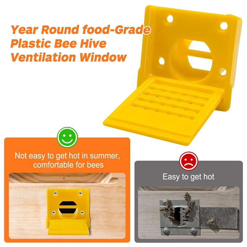 Y51A-Bee Hive Entrance Reducer, Beehive Entrance Reducer,Portable Mouse Guard For Beehive,Bee Hive Ventilation,Bee Boxes Part: Default Title