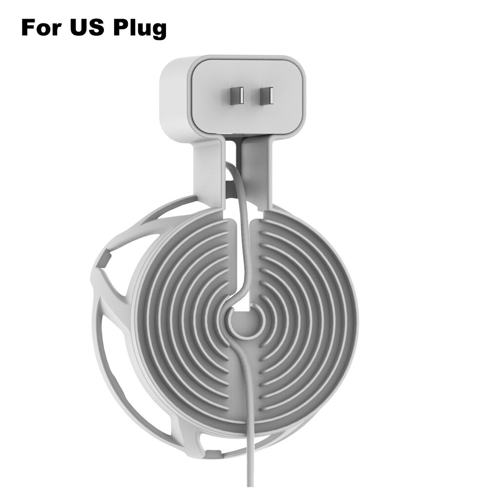 Support mural pour HomePod Mini, support de sortie de haut-parleur intelligent permettant de gagner de l&#39;espace, étagère murale pour Homepod uniquement pour prise américaine: White For US Plug