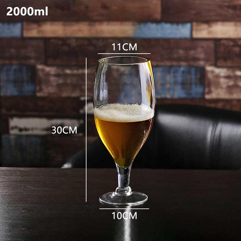 410-5000 ml énorme grand verre à vin grand drôle cristal Champagne boire des verres à bière tasse tasse clair sans plomb gobelet pour la fête KTV: goblet  glass b290-A