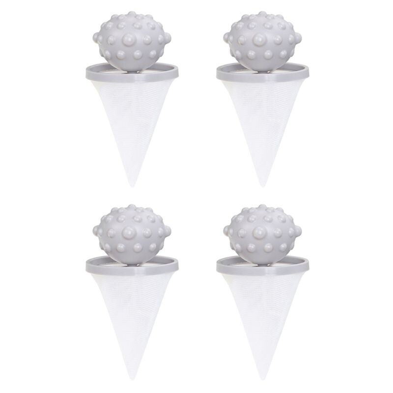 Washing Machine Hair Removal Catcher Floating Mesh Net Pouch Debris Collector