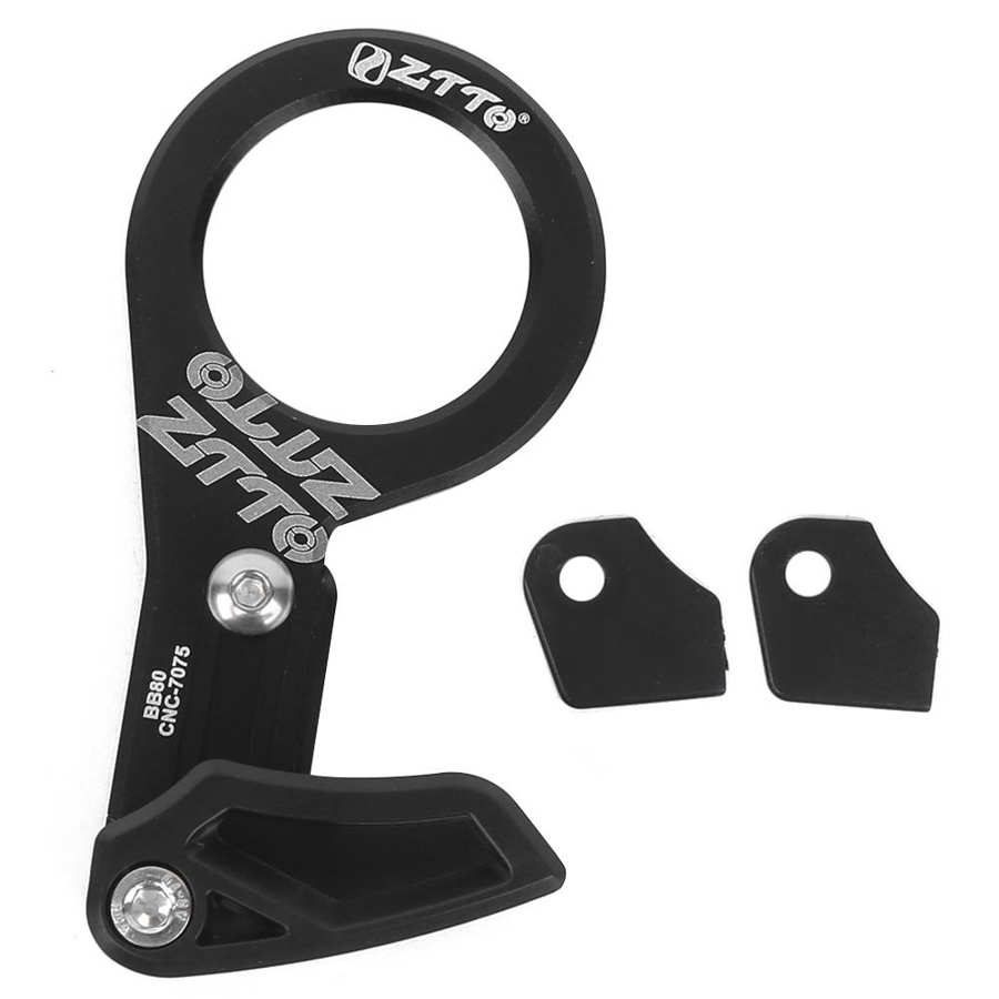 Ztto fietskettinggeleider ultralichte kettingkast mountainbike kettinggeleider klembevestiging voor 32-40t ronde en 32t-38t ovale kettingbladen