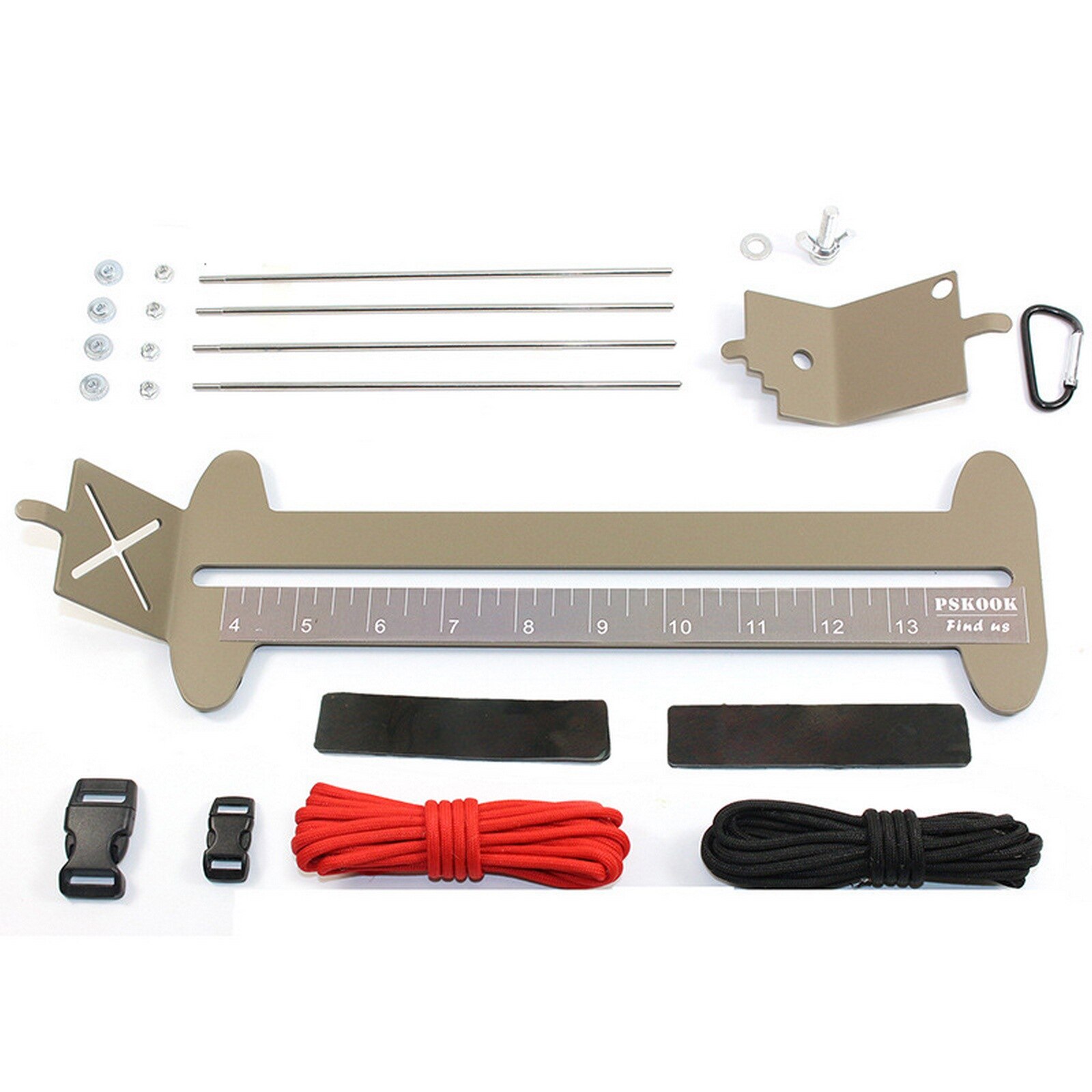 Paracord Armbinde Hersteller Jig Flechten betroffen, Der DIY Handwerk Werkzeug Einstellbare Paracord Metall Weben Leuchte Bausatz DIY Handwerk Werkzeug