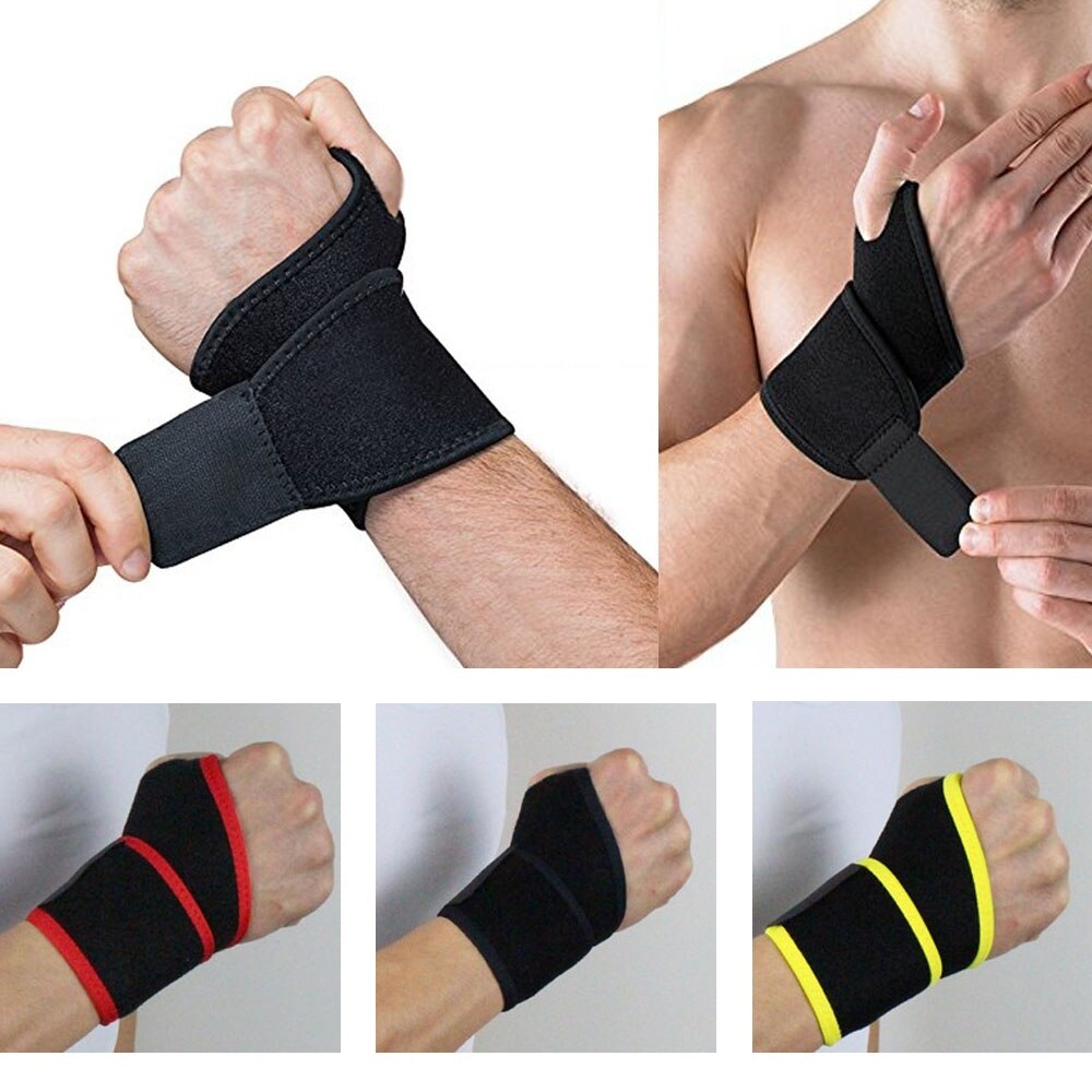 1Pcs Byepain Pols Brace, Pols Wraps Ondersteunen Verstelbare Bandjes Past Voor Carpaal Tunnel,Volleybal, Badminton, tennis, Basketbal