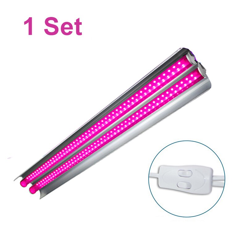 50cm LED Wachsen Licht Streifen 100W Phytolamp Für Pflanzen Phyto Lampe Für Sämlinge Orchideen Wachsen Lampe Mit Doppel rohre Hydrokultur: 1 einstellen / uns Stecker